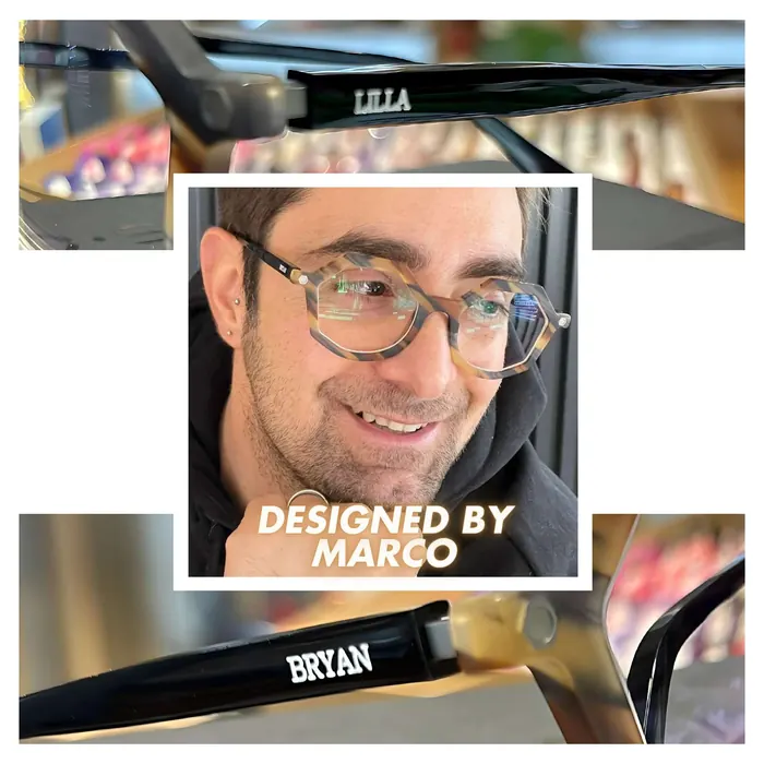 Occhiale su misura progettato da un cliente My Vision