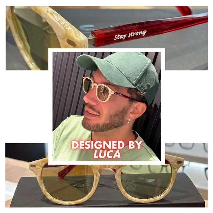 Occhiale su misura progettato da un cliente My Vision